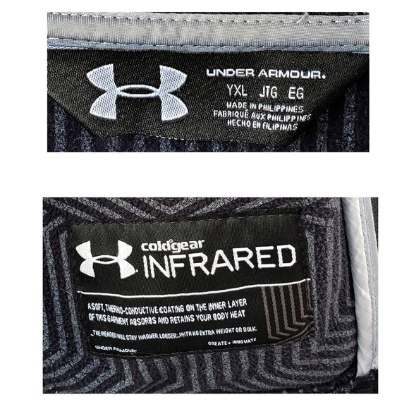 Under Armour Storm Coldgear Infrared jacket with hood, youth size YXL - Picture 3 of 5